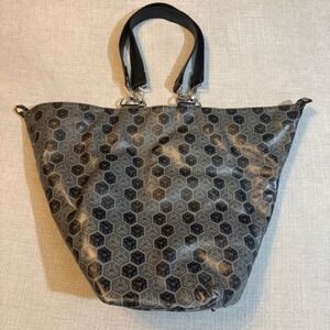 ThinkGeek Dungeons and Dragons Origami Tote Bag Large Grey Black D&D Gamer‎ Geek